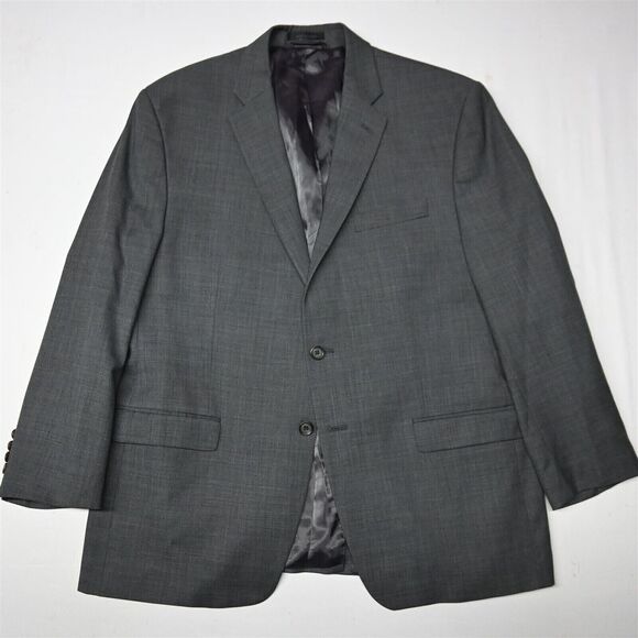 Lauren Ralph Lauren‎ 46R Gray 100% Wool Mens Blazer Sport Coat Jacket